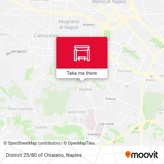 District 25/80 of Chiaiano map