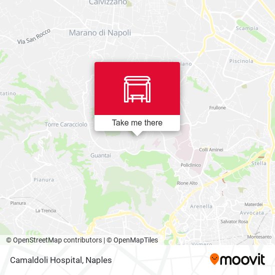 Camaldoli Hospital map