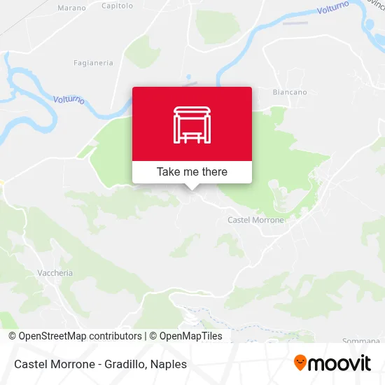 Castel Morrone - Gradillo map