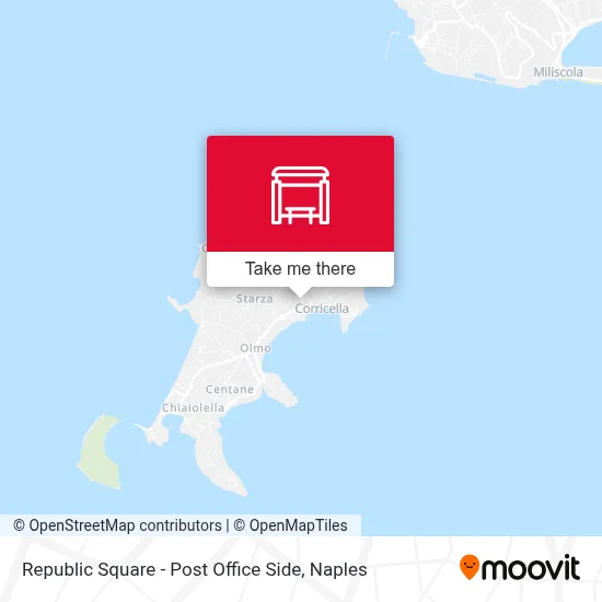 Republic Square - Post Office Side map