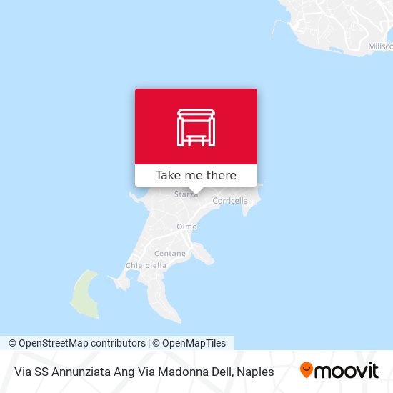 Via SS  Annunziata Ang  Via Madonna Dell map
