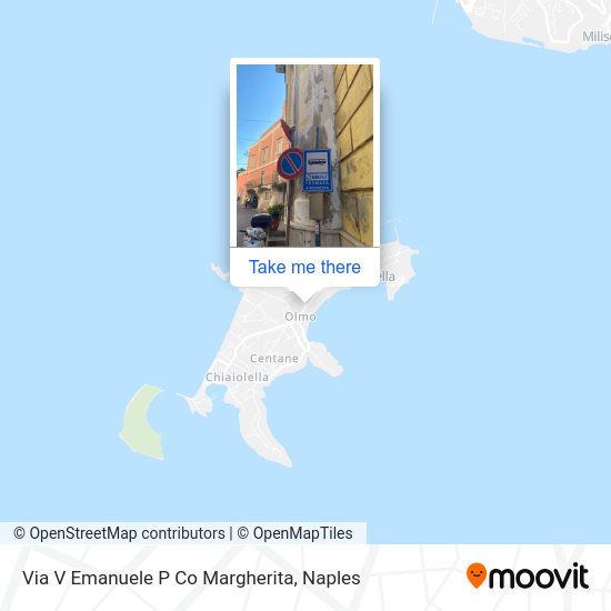 Via V  Emanuele   P Co Margherita map