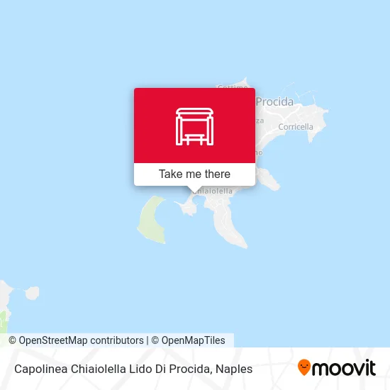 Chiaiolella Terminal - Procida Beach map