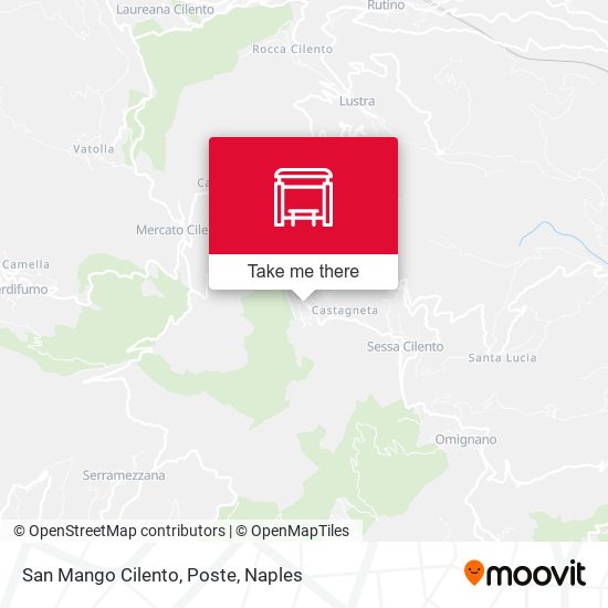 San Mango Cilento, Poste map