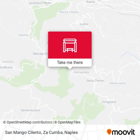 San Mango Cilento, Za Cumba map