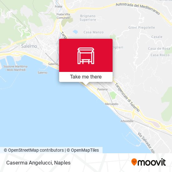 Caserma Angelucci map