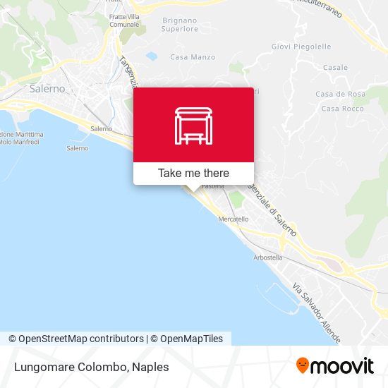 Lungomare Colombo map