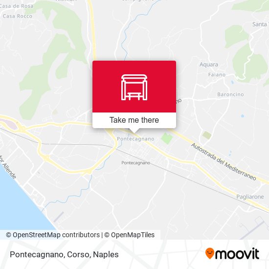Pontecagnano, Corso map
