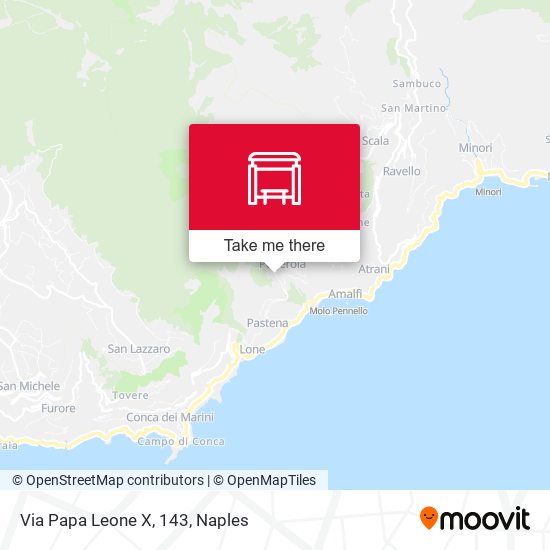 Via Papa Leone X, 143 map
