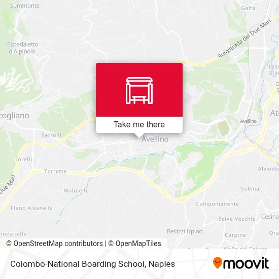 Colombo-National Boarding School map