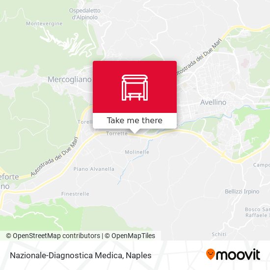 Nazionale-Diagnostica Medica map