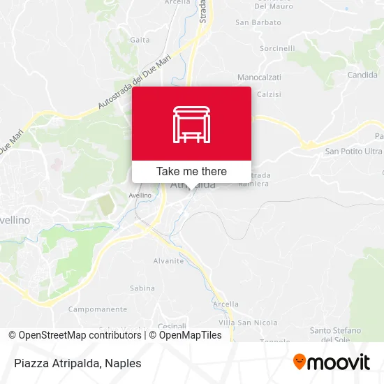 Atripalda Square map