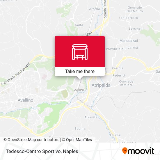 Tedesco-Centro Sportivo map