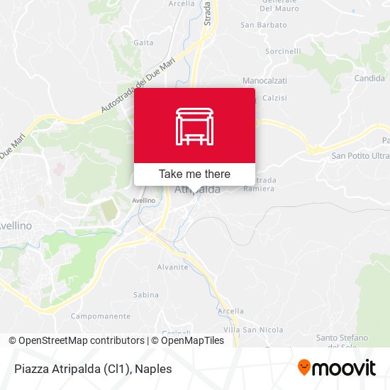 Piazza Atripalda (Cl1) map