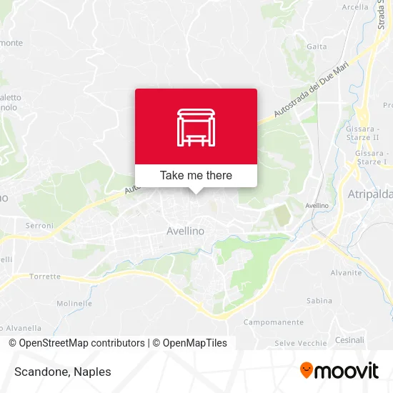 Scandone map