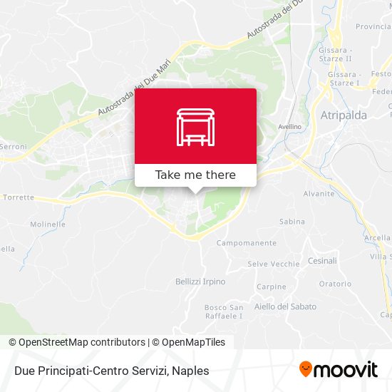 Due Principati-Centro Servizi map