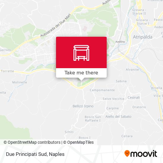 Due Principati Sud map