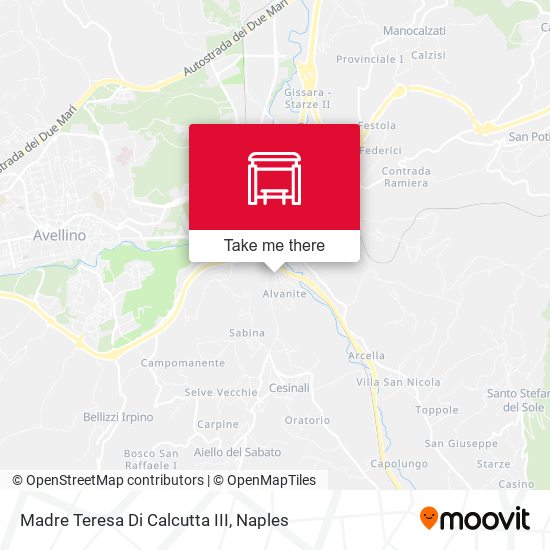Madre Teresa Di Calcutta III map