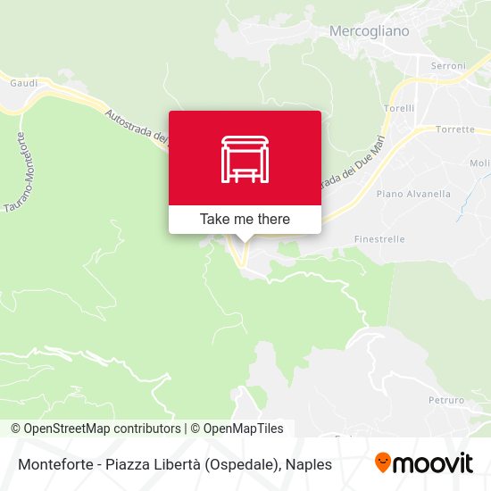 Monteforte - Piazza Libertà (Ospedale) map