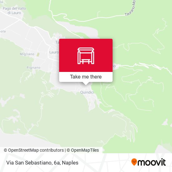 Via San Sebastiano, 6a map