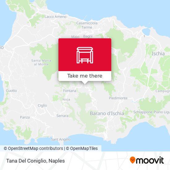 Tana Del Coniglio map