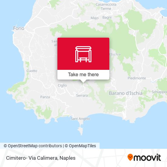 Cimitero- Via Calimera map