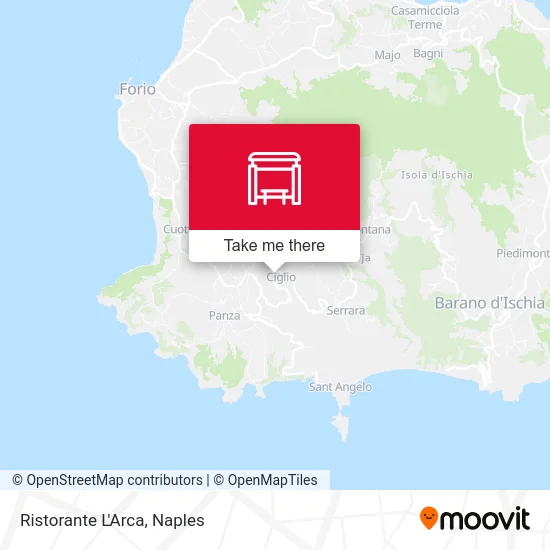 Ristorante L'Arca map