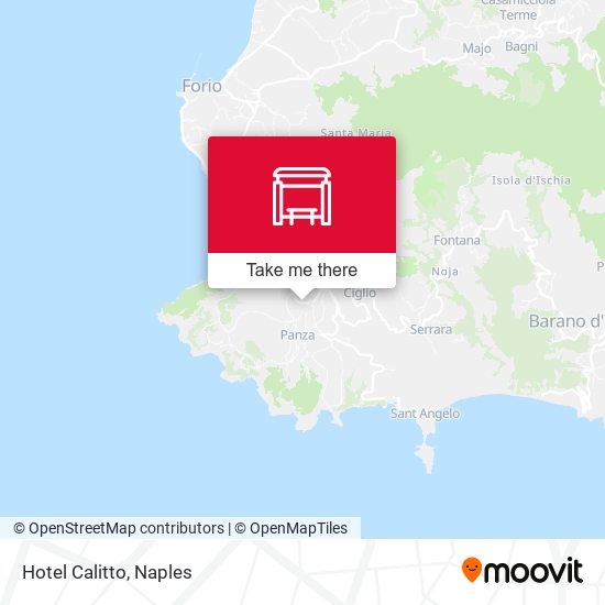 Hotel Calitto map
