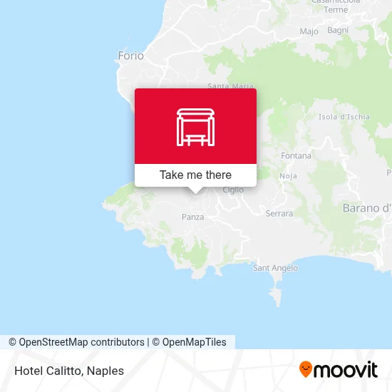 Hotel Calitto map