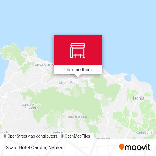 Scale Hotel Candia map