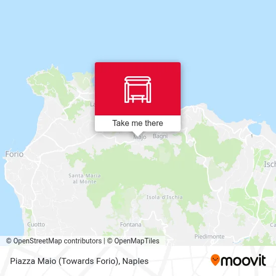 Piazza Maio (Towards Forio) map