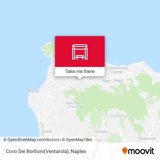 Covo Dei Borboni(Ventarola) map