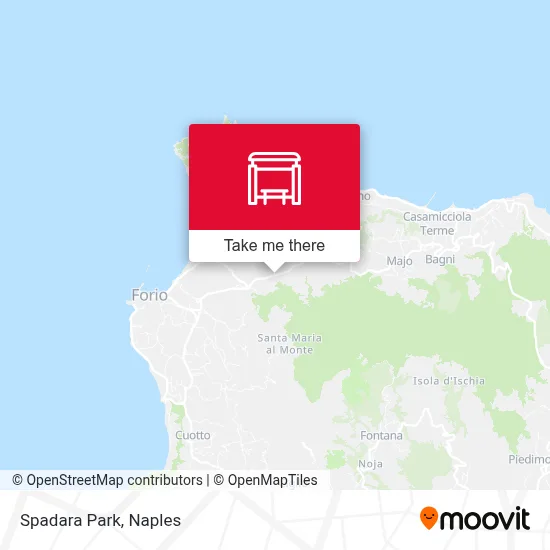 Spadara Park map