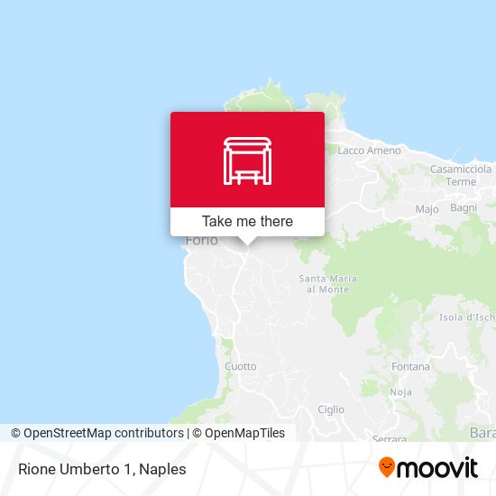 Rione Umberto 1 map