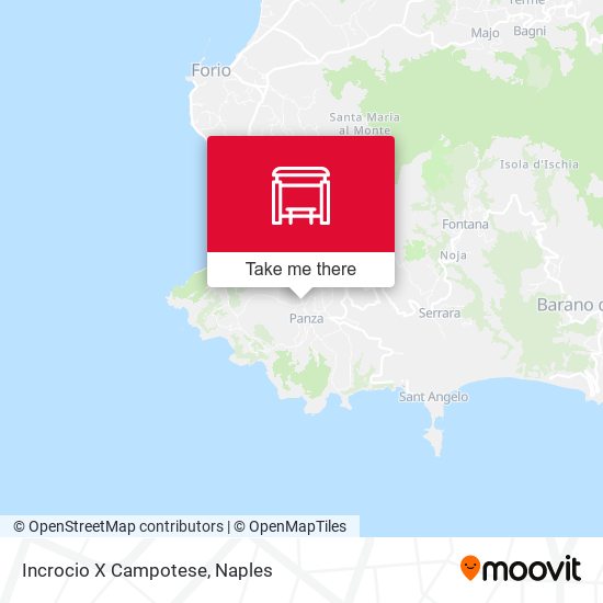 Incrocio X Campotese map