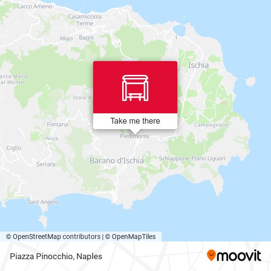 Piazza Pinocchio map