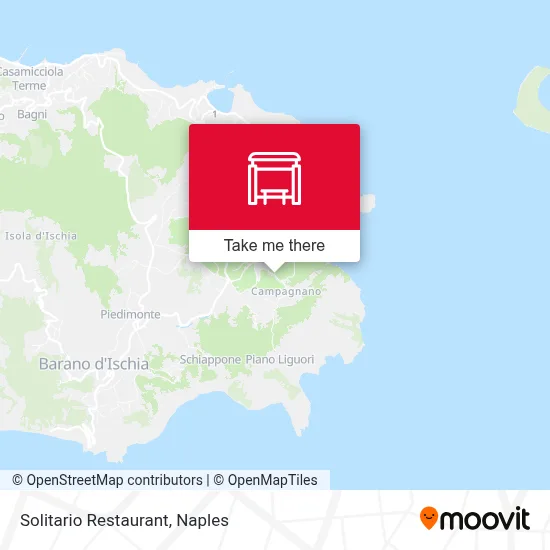 Solitario Restaurant map