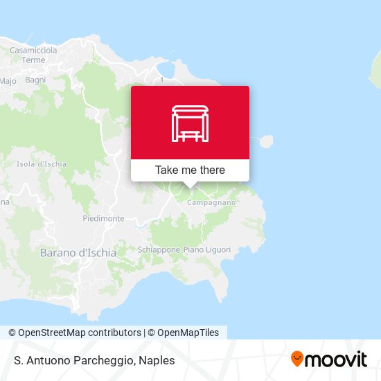 S. Antuono Parcheggio map