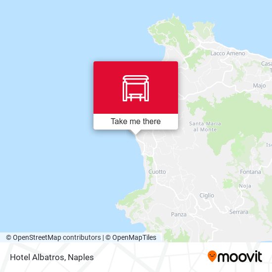 Hotel Albatros map