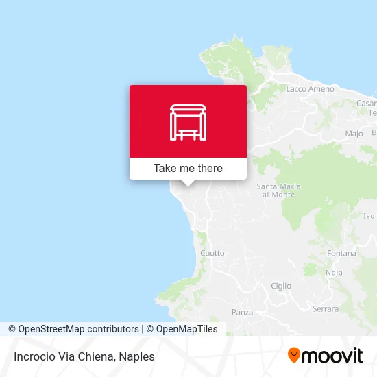 Incrocio Via Chiena map