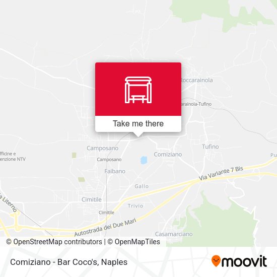Comiziano - Bar Coco's map