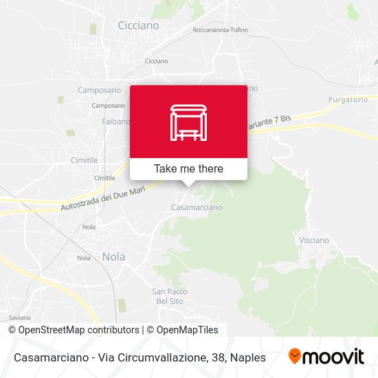 Casamarciano - Via Circumvallazione, 38 map