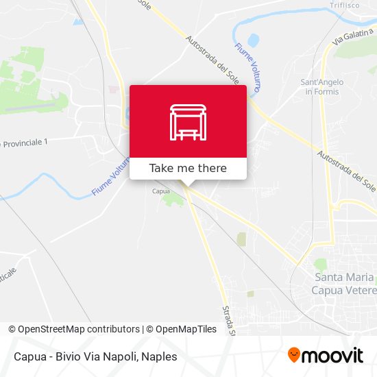 Capua - Bivio Via Napoli map