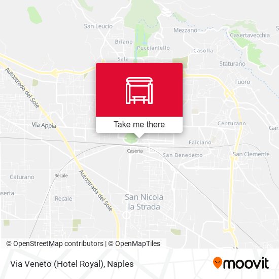 Via Veneto (Hotel Royal) map
