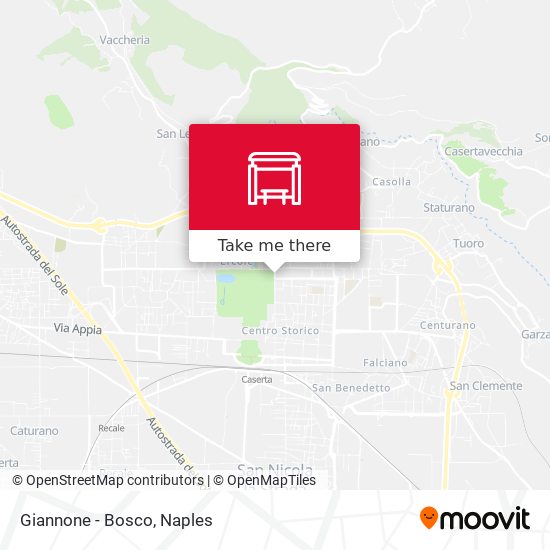 Giannone - Bosco map