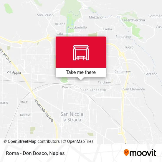 Roma - Don Bosco map