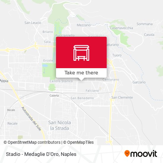 Stadio - Medaglie D'Oro map
