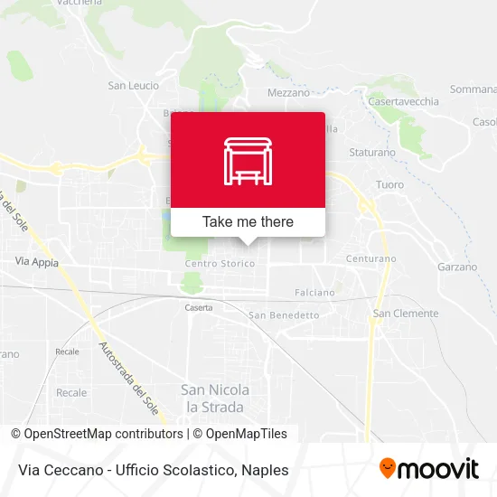 Via Ceccano - Ufficio Scolastico map