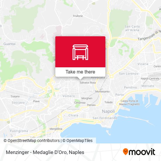 Menzinger - Medaglie D'Oro map