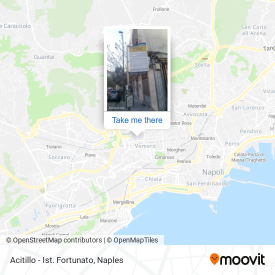 Acitillo - Ist. Fortunato map